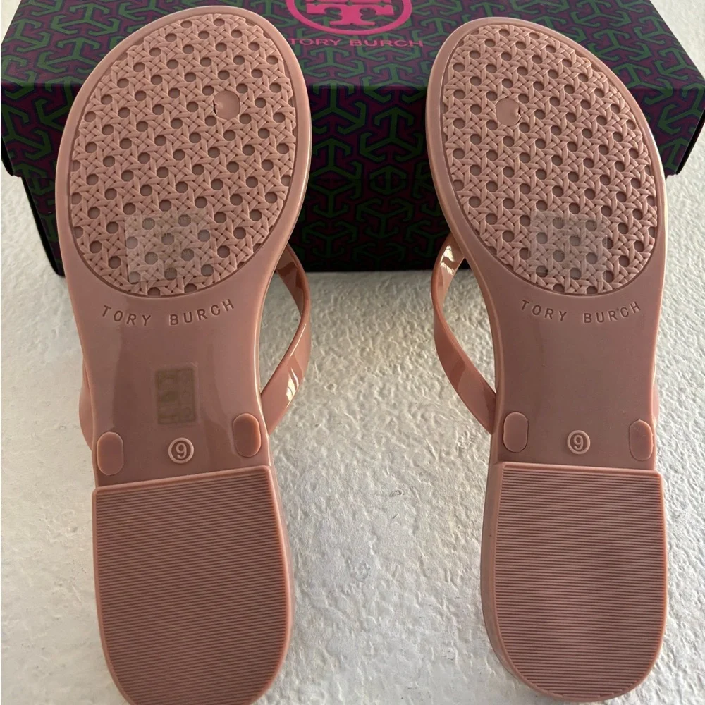 Tory Burch Studded Jelly Flip Flops NWT